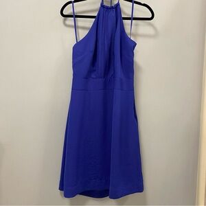 Banana Republic Blue, halter top, mini/ cocktail dress